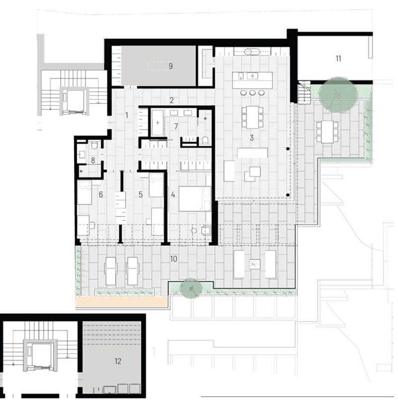 Neubau: 4.5-Zimmer-Terrassenwohnung, 144 m² - Wohnen am Sonnenhang (6)