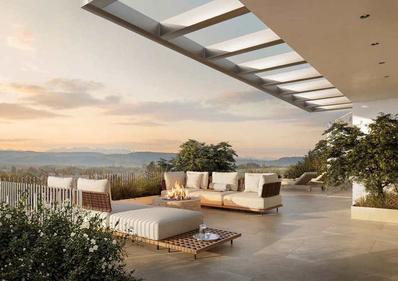 Neubau: 4.5-Zimmer-Terrassenwohnung, 151 m² - Wohnen am Sonnenhang (2)