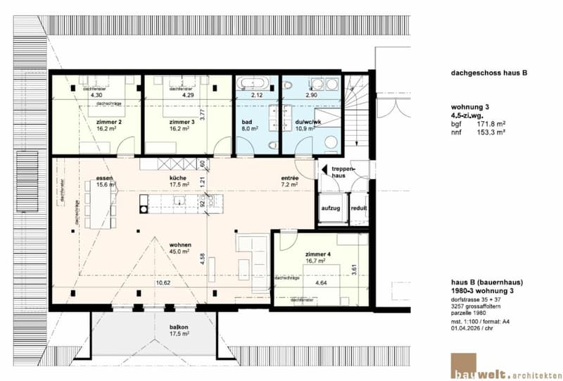 Grosszügige 4.5-Zimmerwohnung (2)