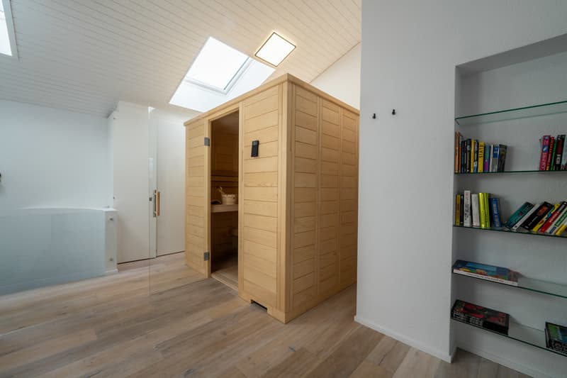 Arbeitsbereich (Aktuell mit Sauna)
