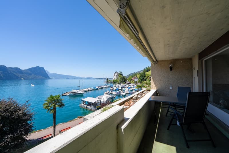 Balkon mit Seeblick