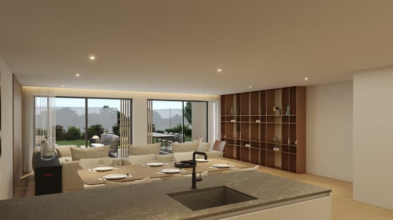 4.5 Zimmer Gartenwohnung im Maisonette-Stil mit Terrasse, Balkon & Master Bedroom (7)