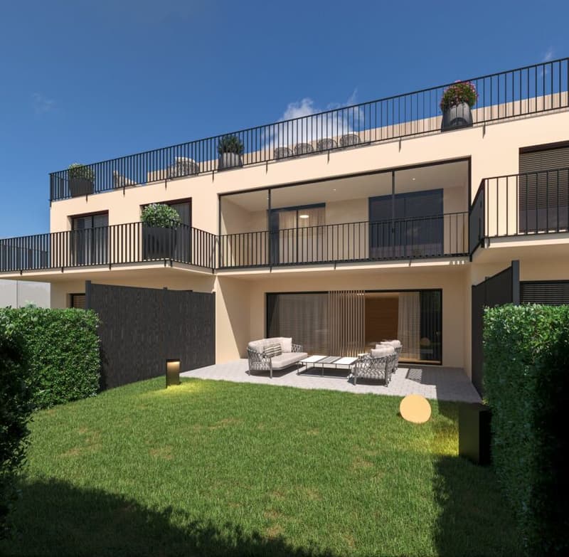 4.5 Zimmer Gartenwohnung im Maisonette-Stil mit Terrasse, Balkon & Master Bedroom (1)