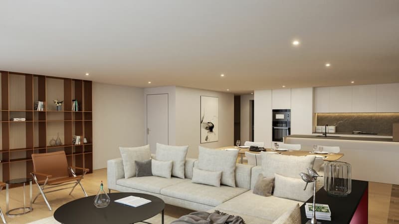 4.5 Zimmer Gartenwohnung im Maisonette-Stil mit Terrasse, Balkon & Master Bedroom (5)