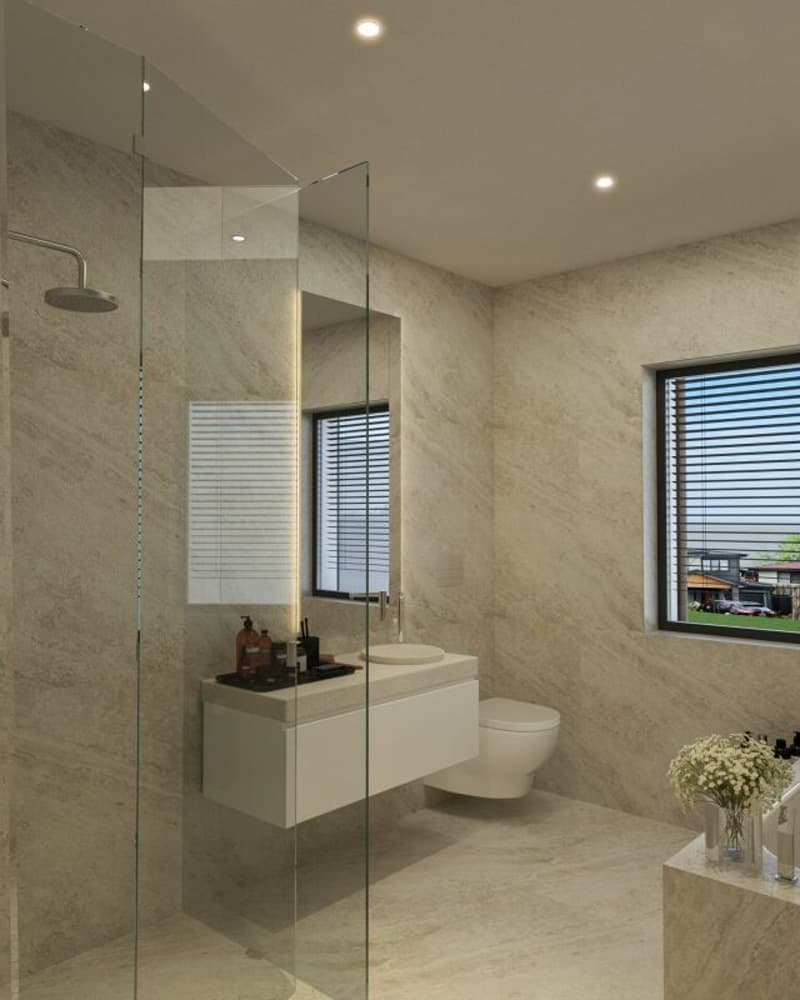 Penthouse moderne de 4,5 pièces avec terrasse de 79m², chambre principale avec salle de bain attenante (14)