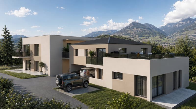 Appartement neuf de 3.5 pièces à Bramois – Accessible et lumineux (1)