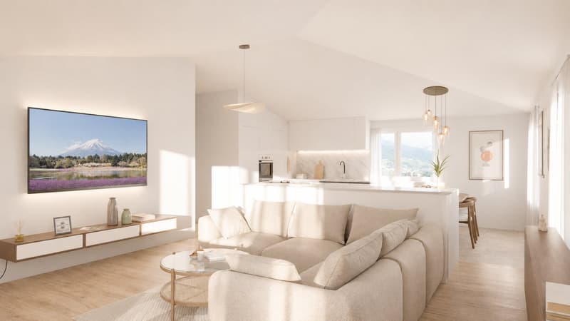 Magnifique duplex neuf de 4.5 pièces avec vue sur les montagnes à Bramois (9)