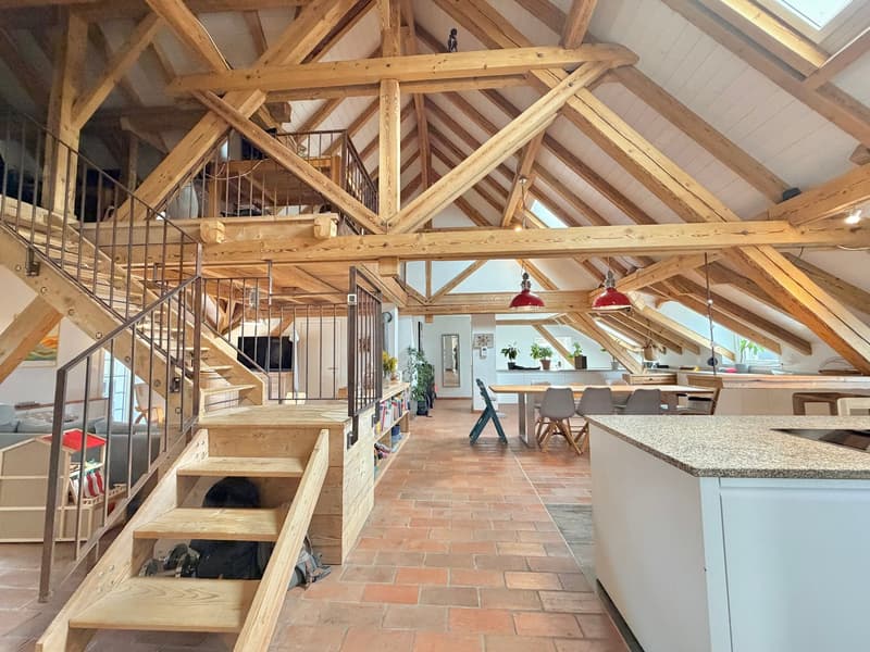 Duplex d’exception proche Romont | 5.5 pièces | Cachet unique (2)