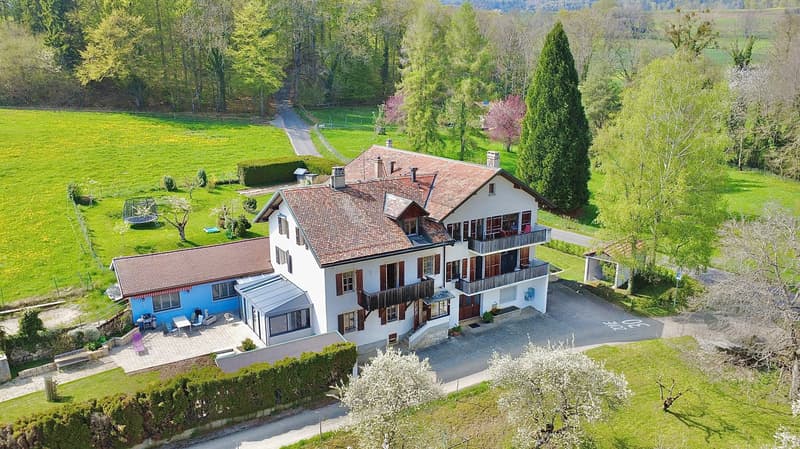 Exclusivité – Duplex 5 pièces avec jardin et garage à Le Vaud (proche Nyon) (1)