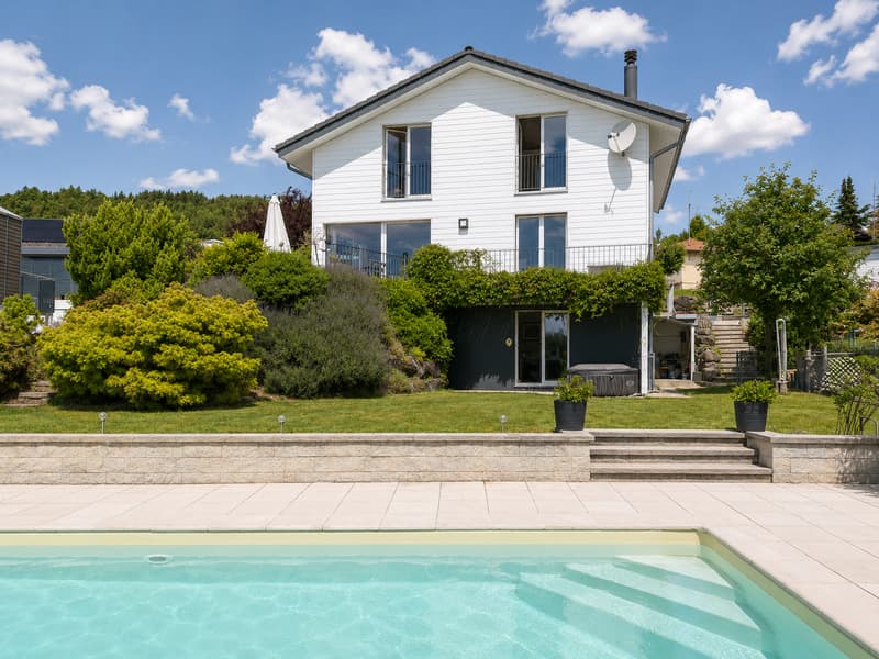 Arzier-Le Muids – Villa individuelle, piscine et vue panoramique (2)