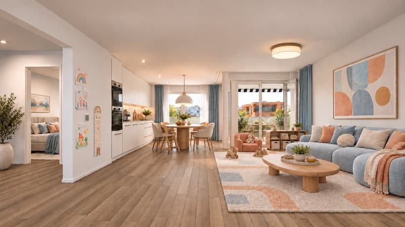 Möblierungsvorschlag "Familienwohnung"