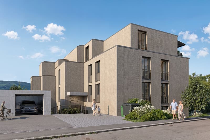 Exklusive 2½-Zimmer-Attikawohnung mit grosszügigen Terrassen in Zürich-Höngg (6)