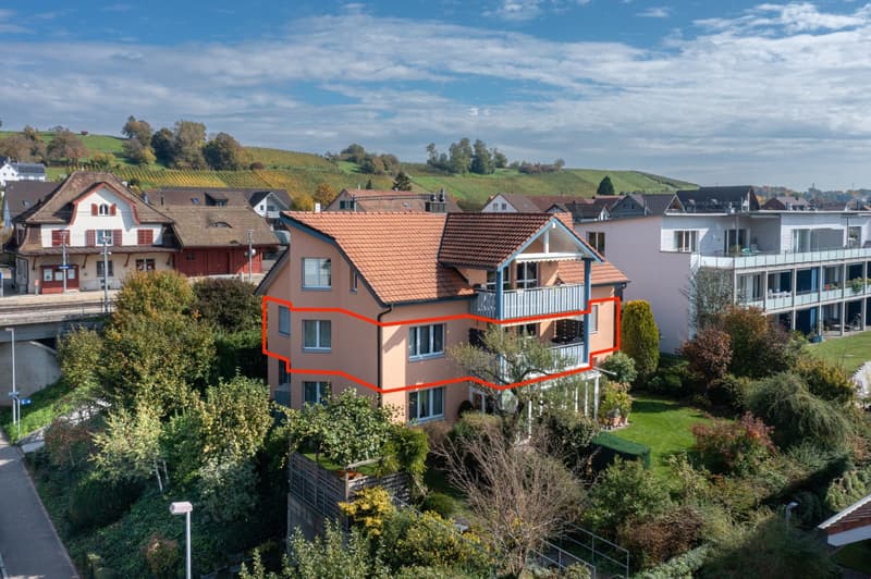 Helle 5.5-Zimmer-Wohnung mit Balkon in ruhiger Lage – Dachsen (2)