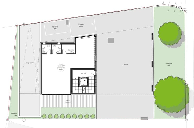 Nuovo spazio commerciale/amministrativo di 97 m² – Residenza AGLA, Bellinzona (2)