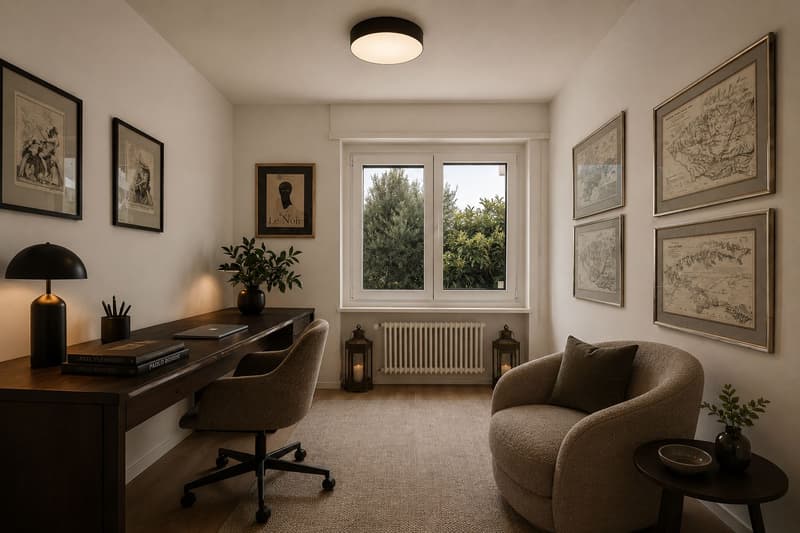 An elegant 4.5-room flat with terraces, close to the centre and the station in Lugano (8)