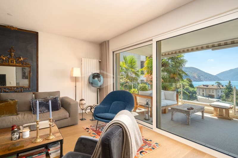 CONTEMPORARY ELEGANCE WITH LAKE VIEW IN CASTAGNOLA – 3.5 ROOMS (5)