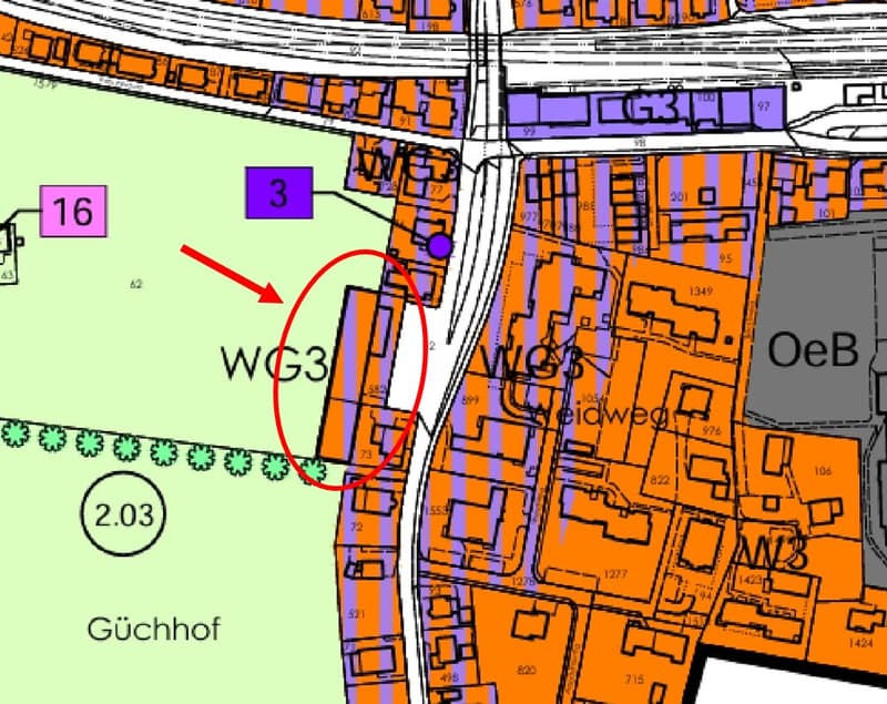 Bauland mit grossem Potential – Nähe Bahnhof, am Grünen mit Weitsicht (7)