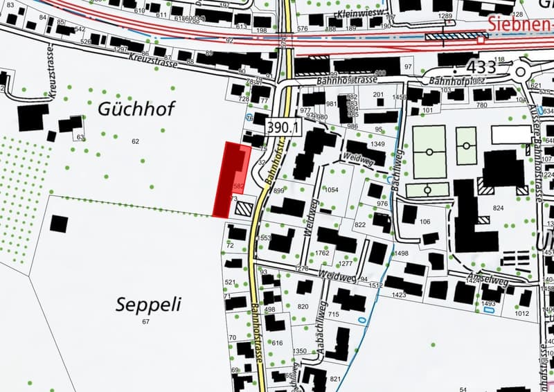 Bauland mit grossem Potential – Nähe Bahnhof, am Grünen mit Weitsicht (8)