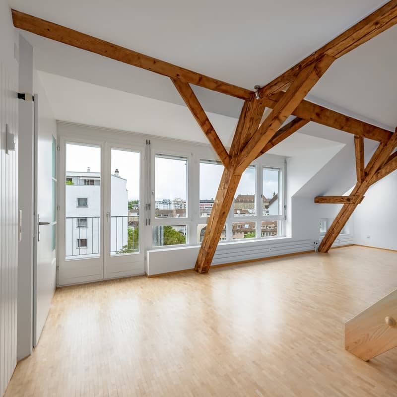Urbane 3.5 Zimmer-Maisonettedachwohnung im Herzen des Kirschgarten-Quartiers (4)