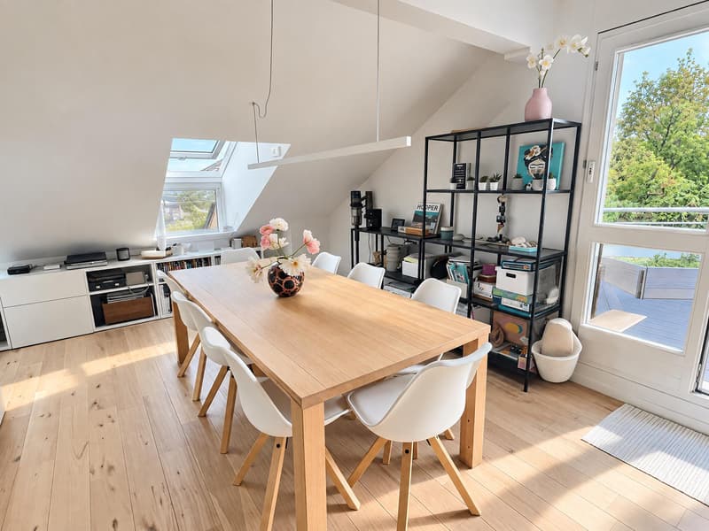 Attique en duplex au coeur du village de Veyrier (5)