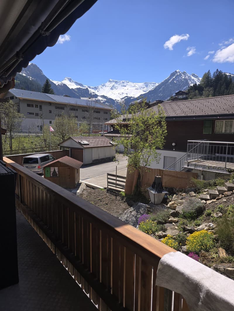 Sonnige 5.5-Zimmer- FERIEN-Wohnung mit Cheminée in Adelboden (5)