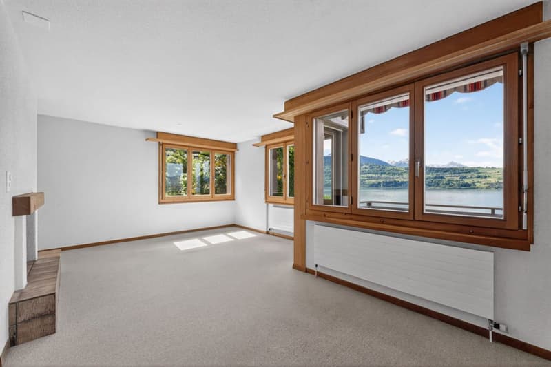 Unverbaubarer Blick auf den Thunersee - Wunderschöne Maisonette-Wohnung - Ihr neues Domizil (7)
