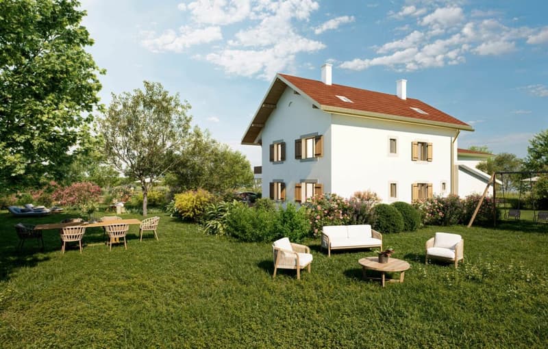 Duplex de charme entre nature et sérénité - Hameau de Monniaz avec grand jardin privatif (10)