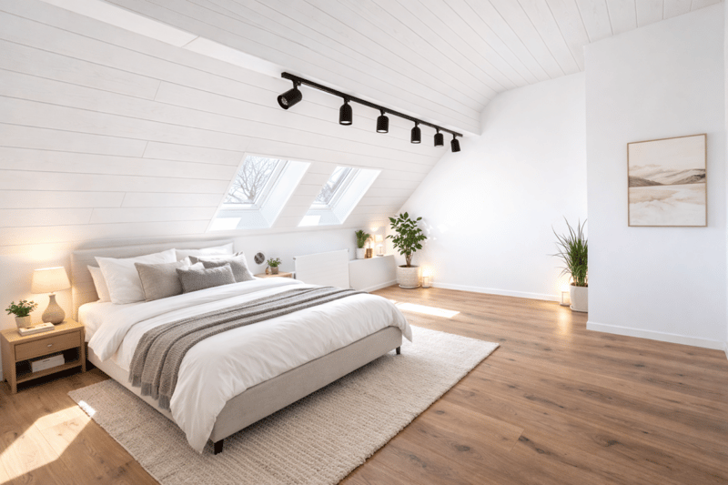 Appartement entièrement rénové en 2026 - Volumes atypiques avec double suite parentale à Puplinge (5)