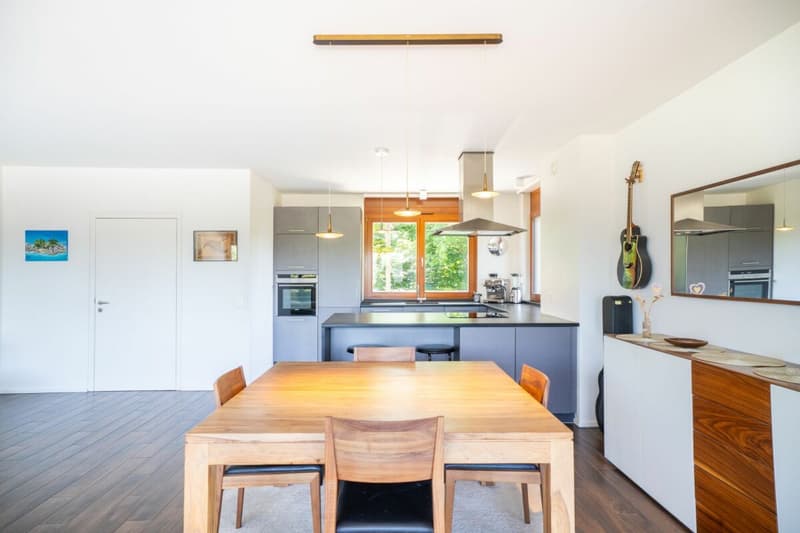 Appartement d'exception avec terrasse panoramique et vue sur le Jura à Presinge (4)