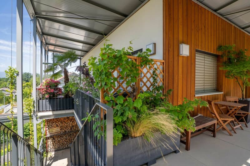 Appartement d'exception avec terrasse panoramique et vue sur le Jura à Presinge (20)