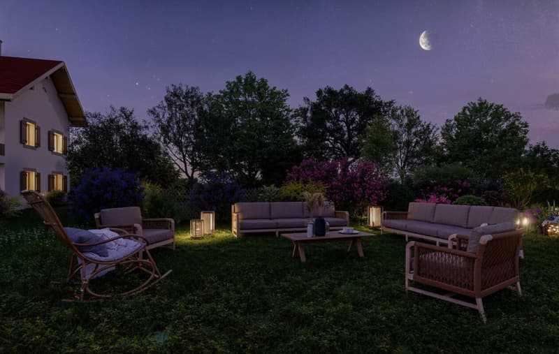 Appartement en rez-de-jardin au coeur de la nature - Hameau de Monniaz (13)