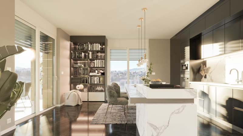 Moderne 4,5-Zimmer-Wohnung in Bulle (4)