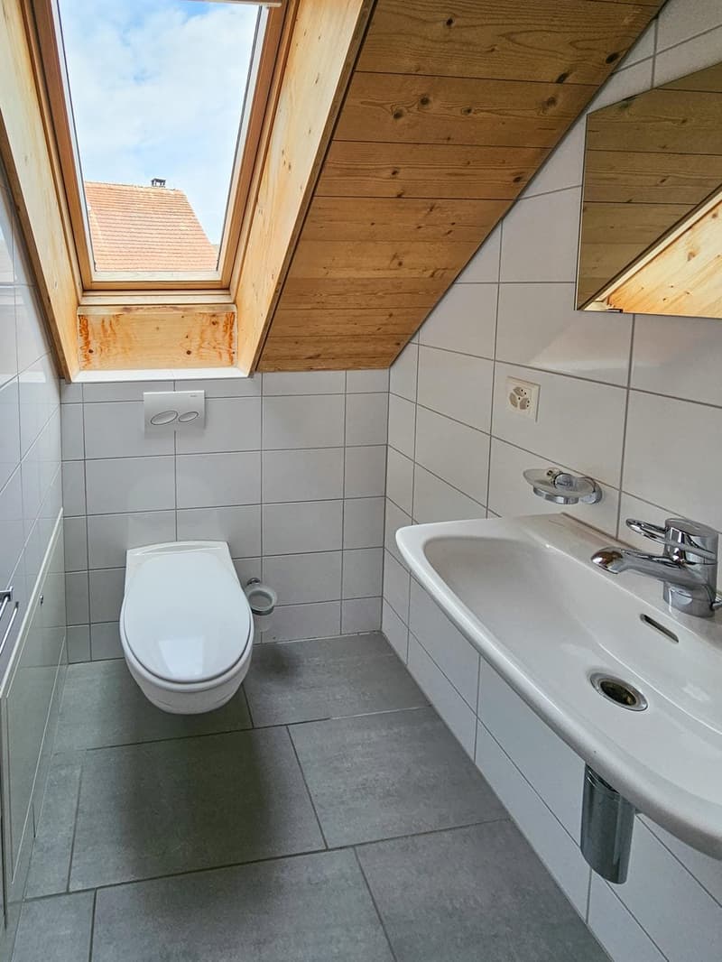 Grosszügige 4.5-Zimmer-Dachwohnung mit Galerie und zwei Balkone (8)