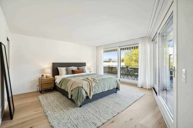 Première occupation après rénovation complète dans un emplacement central à Meilen - appartement mansardé près du lac de Zurich (4)