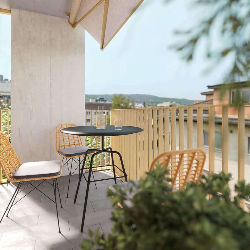 Im Herzen von Altstetten Attikawohnung mit Weitsicht und Sonne (6)