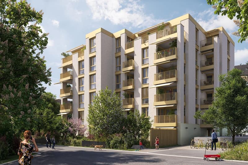 Im Herzen von Altstetten grosszügige 4.5-Zimmer-Neubauwohnung mit Gartensitzplatz (2)