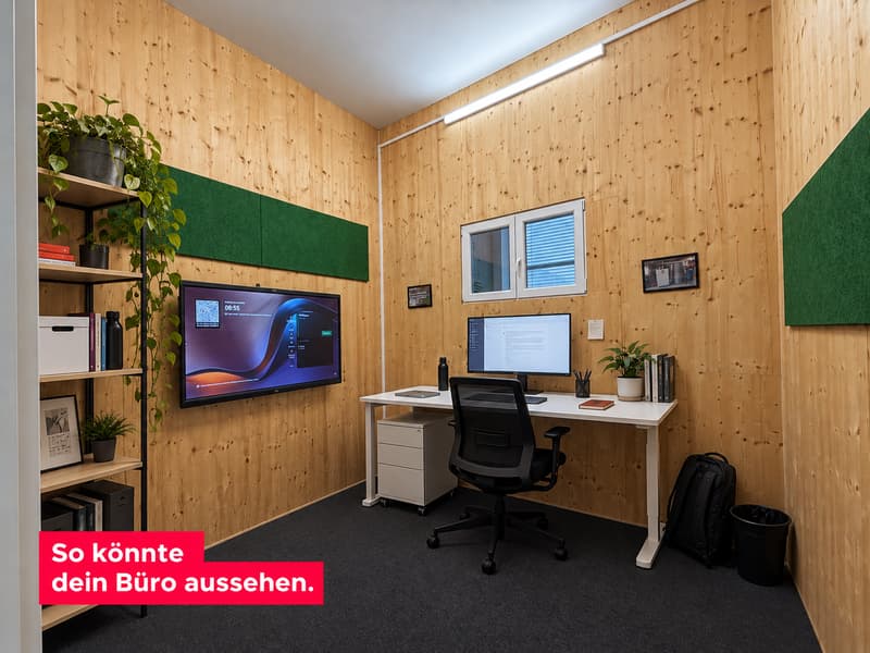 Kleines Büro oder Lagerraum in kreativer Fabrikhalle (4)