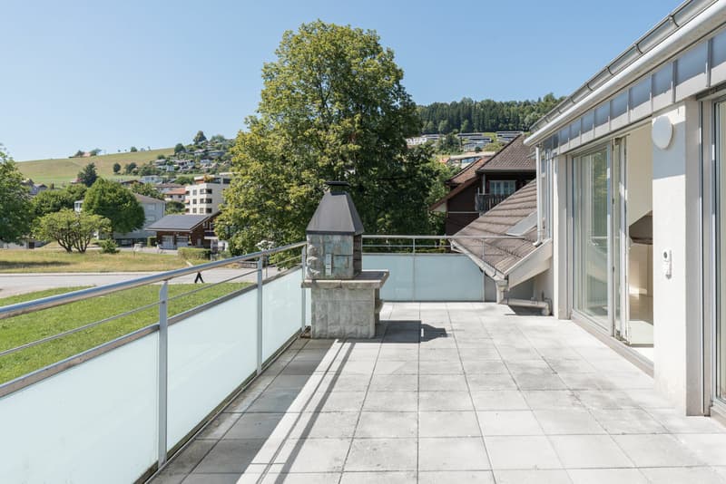 Grosszügige 4.5-Zimmer-Attika-Wohnung mit zwei Tiefgaragenplätzen, zwei Kellern (4)