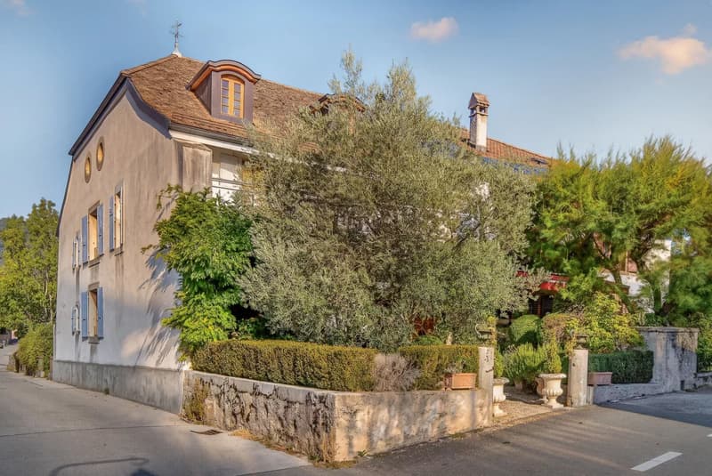 Renovated village house with mountain & lake views, Givrins (2)