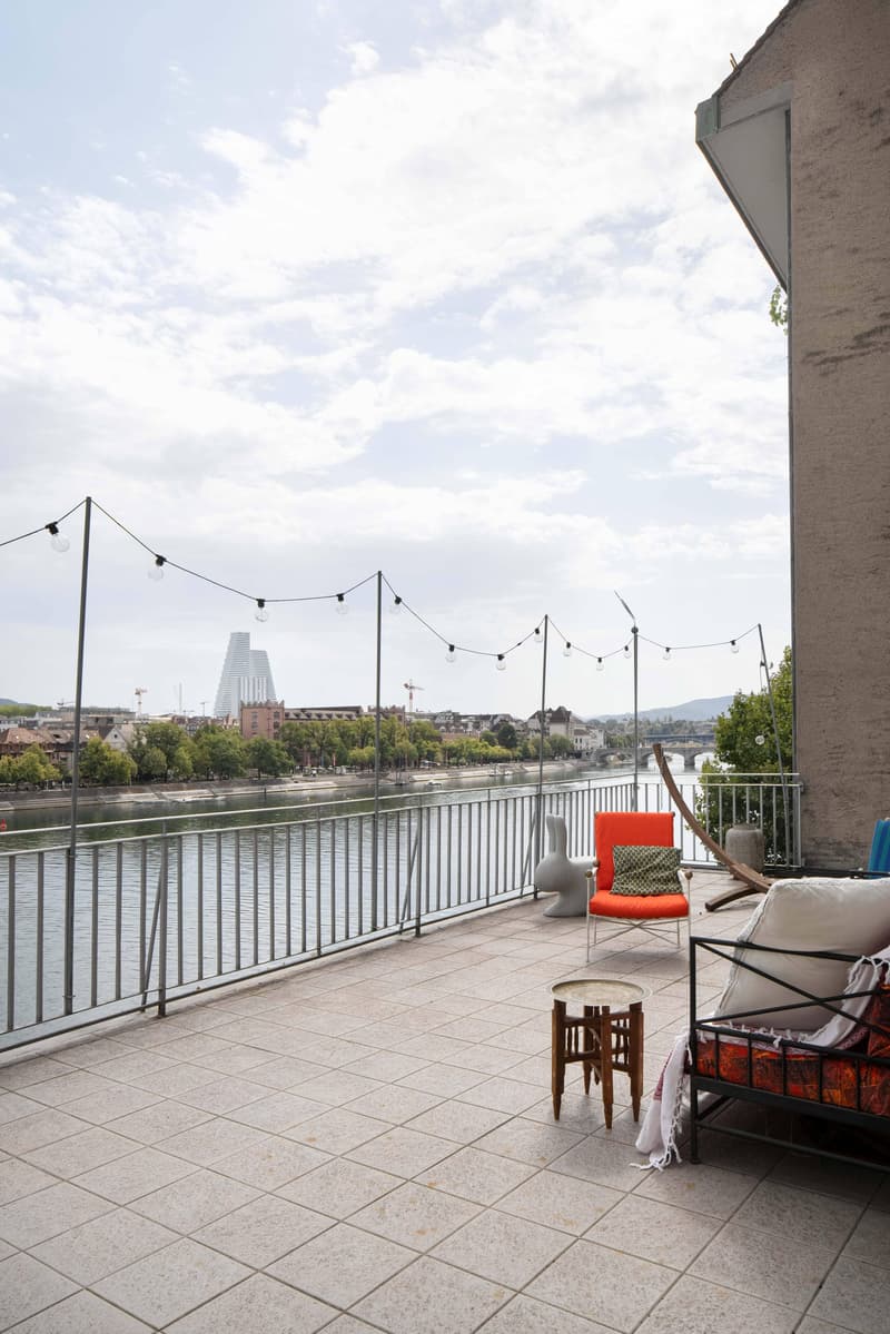 Exklusive Wohnung mit grosser Dachterrasse direkt am Rhein (9)