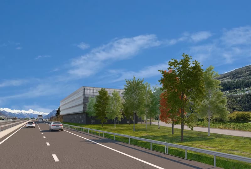 Terrains idéalement situés en bordure d'autoroute à Sion (4)