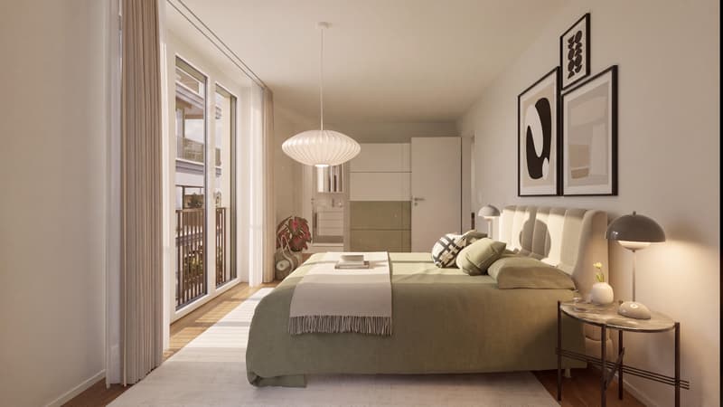 Stilvolle 4.5 Zimmer-Maisonettewohnung mit Balkon (6)