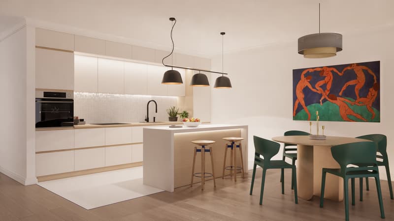 PERMIS EN FORCE ! Rare parcelle privée au centre de Lausanne - appartements neufs haut de gamme (6)