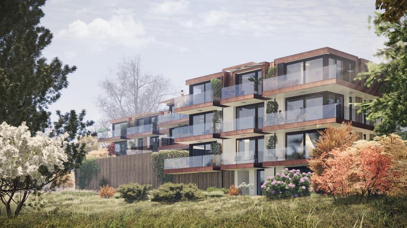 PERMIS EN FORCE ! Rare parcelle privée au centre de Lausanne - appartements neufs haut de gamme (4)