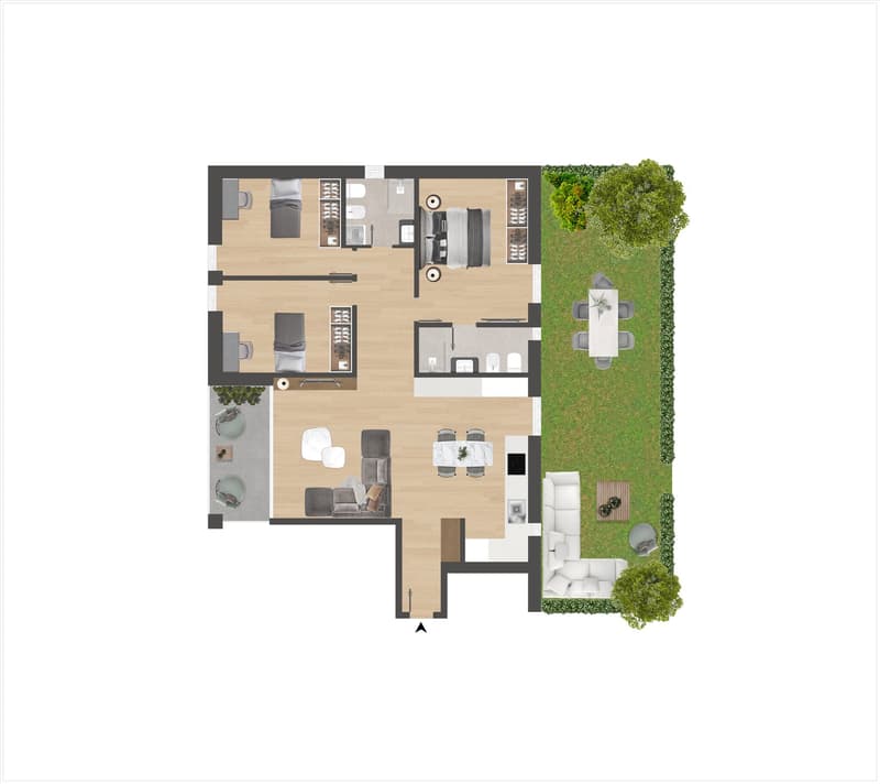 Residenza al Molino - Nuovi appartamenti moderni in posizione soleggiata / Residenz al Molino - Neue moderne Wohnungen an sonniger Lage (5)