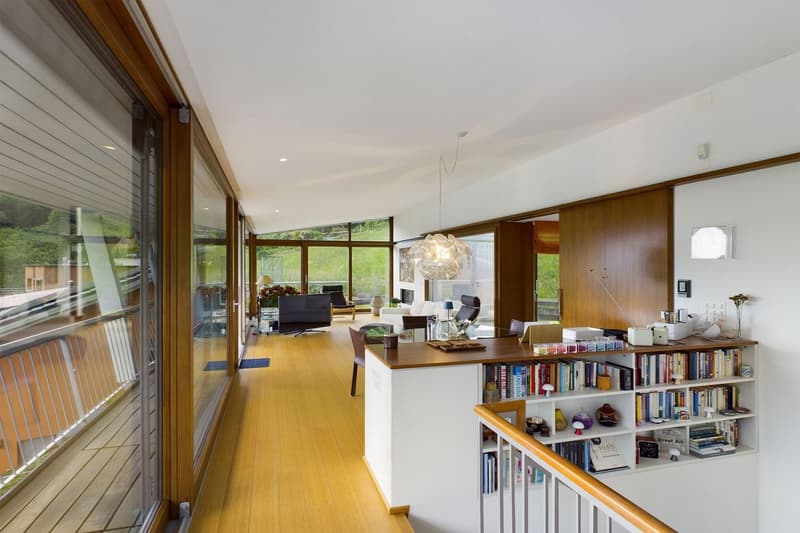 Design Villa in the Green of Arogno - Dreamlike Panoramic View! (11)