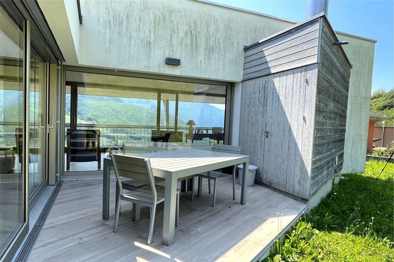 Design Villa in the Green of Arogno - Dreamlike Panoramic View! (14)