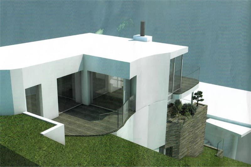 Brusino Arsizio - Interessantes Projekt einer Villa nur wenige Schritte vom See (6)