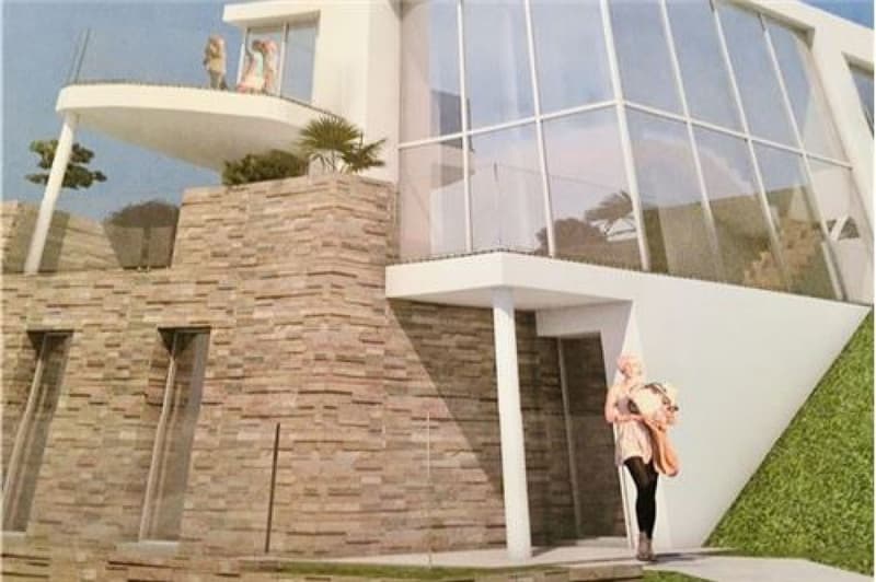 Brusino Arsizio - Interessantes Projekt einer Villa nur wenige Schritte vom See (9)