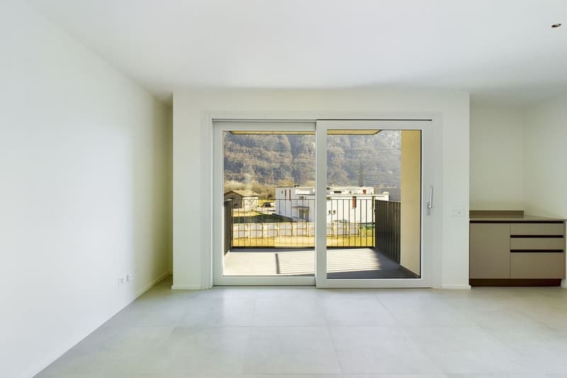 Moderno appartamento immerso nella natura con splendido terrazzo - Nuova costruzione a Iragna! (4)
